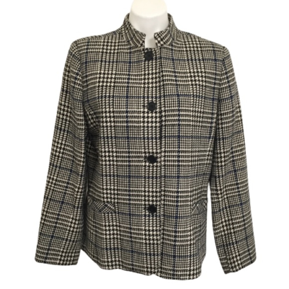 Bfa Classics Houndstooth Blazer/Jacket Size 14 - image 2